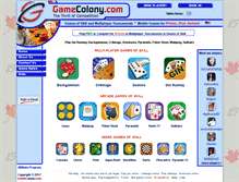 Tablet Screenshot of a1.gamecolony.com