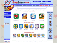 Tablet Screenshot of a2.gamecolony.com